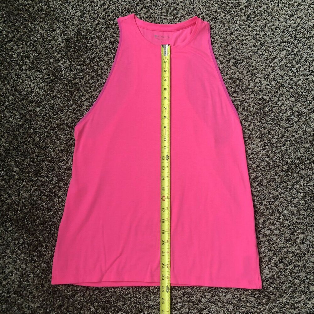 Athleta Sleeveless Top Small Oversized Lightweight Pink Tank - Picture 6 of 10